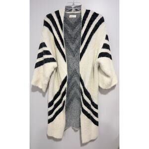 Anthropologie Sleeping On Snow Valia Duster Long Open Cardigan One Size